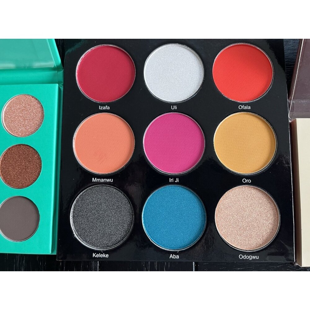 3 Juvia's Place Eyeshadow Palette Lot The Chocolate The Nubian The Festival NIB - Picture 4 of 10